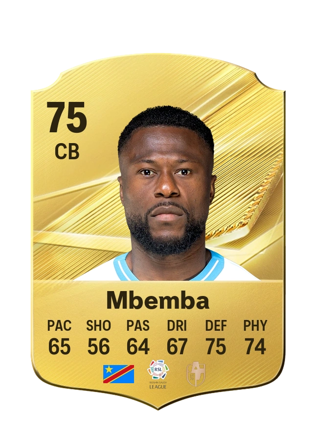 Chancel Mbemba، بطاقة Common، بتقييم 75