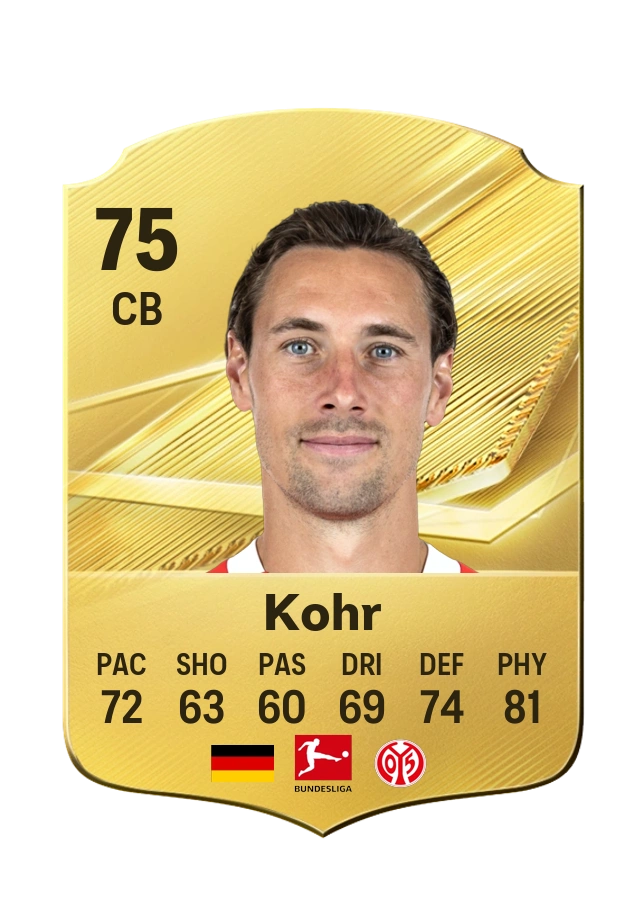 Dominik Kohr, karta Common, ocena 75