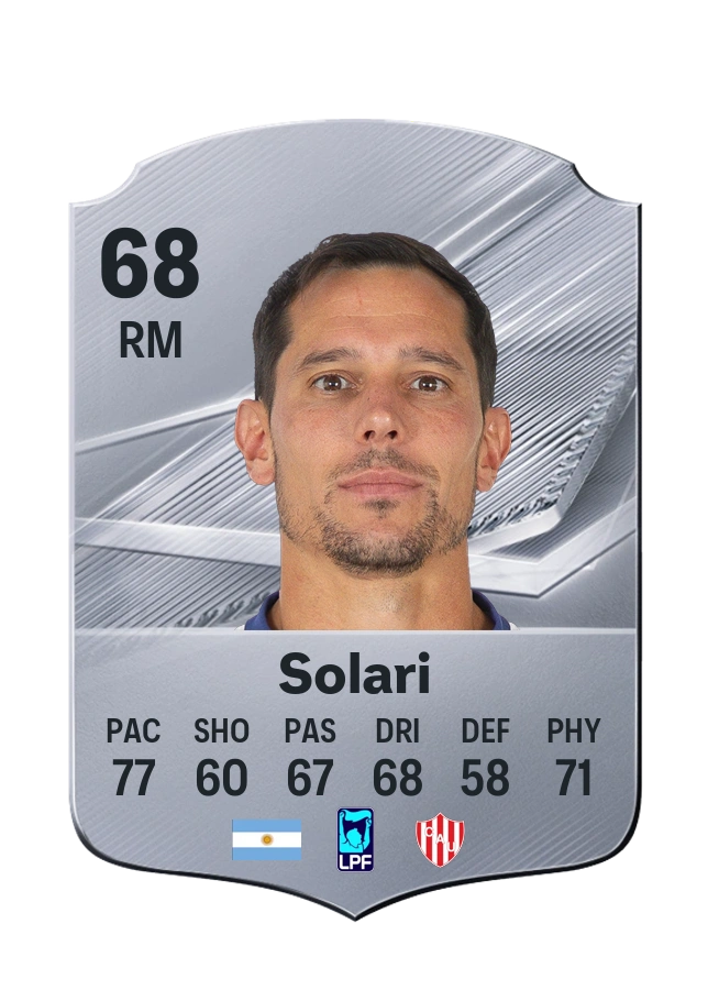 Augusto Solari, karta Common, ocena 68