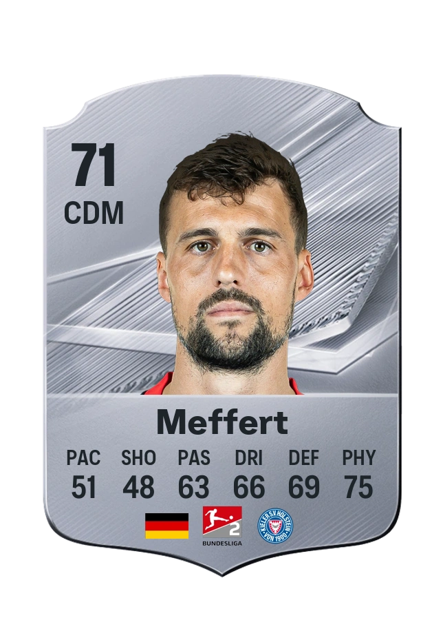 Jonas Meffert, Common card, rated 71