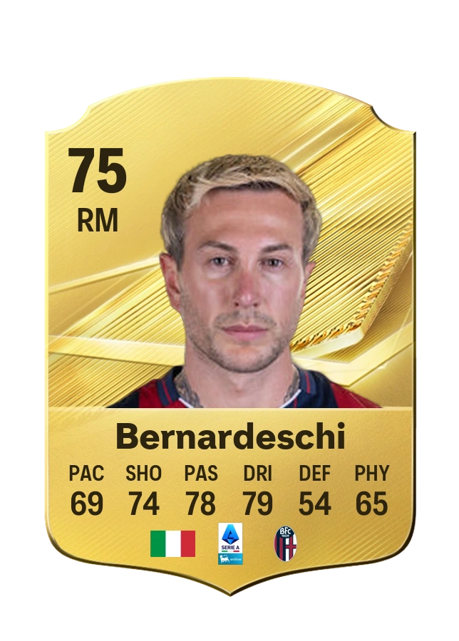 Federico Bernardeschi, Common kartı, reyting 75