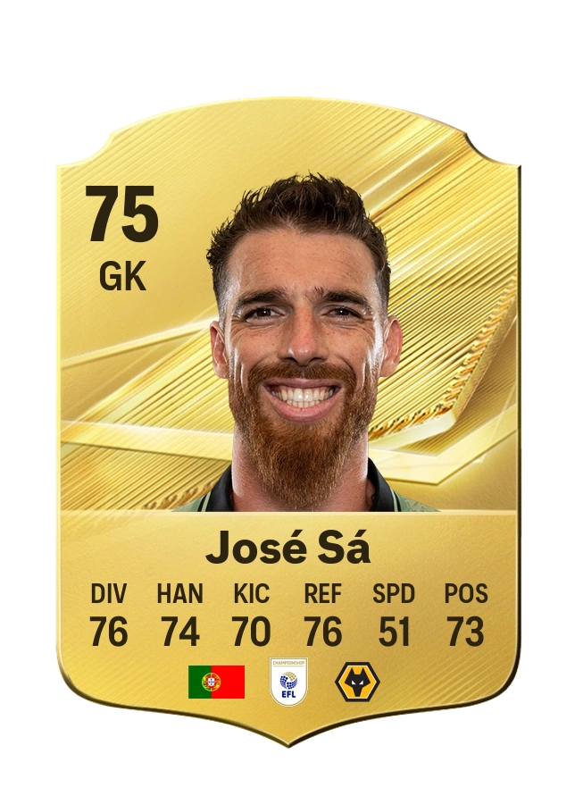 José Sá, Common card, rated 75