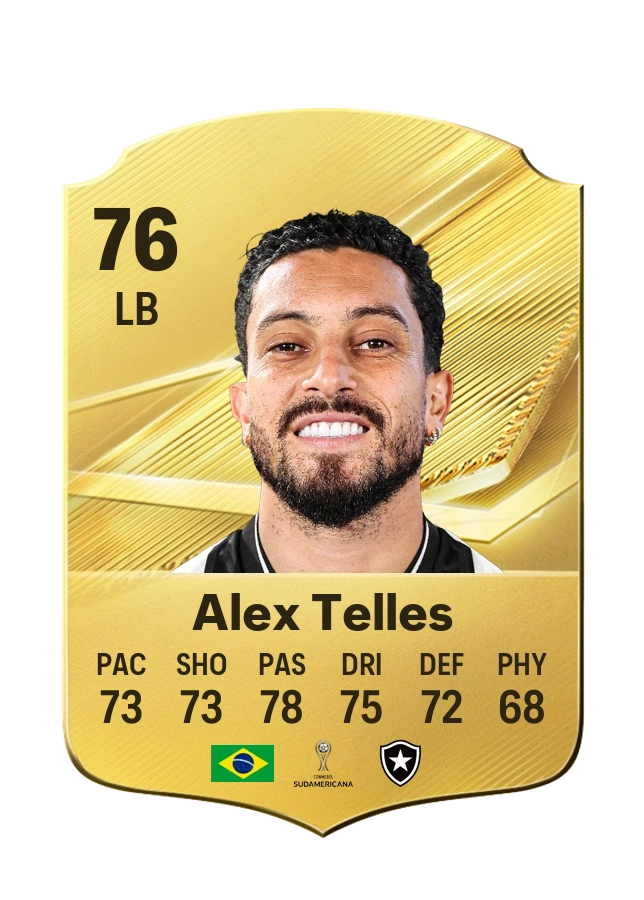 Alex Telles, Common card, rated 76