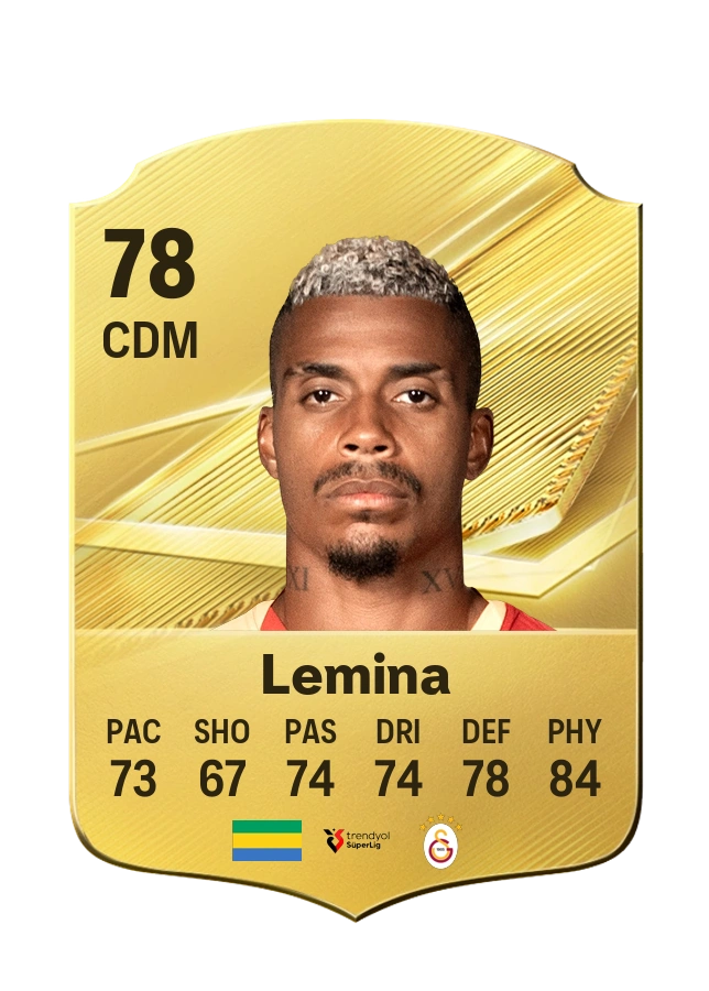 Mario Lemina, Common kartı, reyting 78