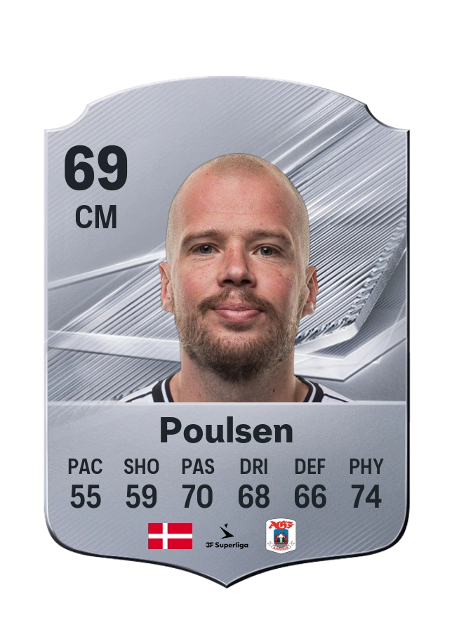 Nicolai Poulsen, karta Common, ocena 69