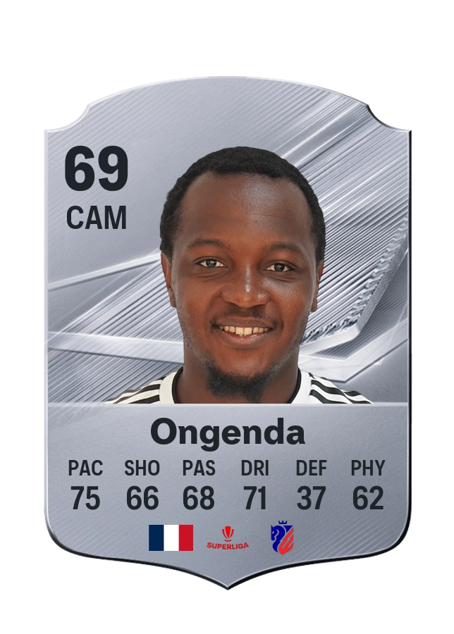 Hervin Ongenda, Common-kaart, rating 69