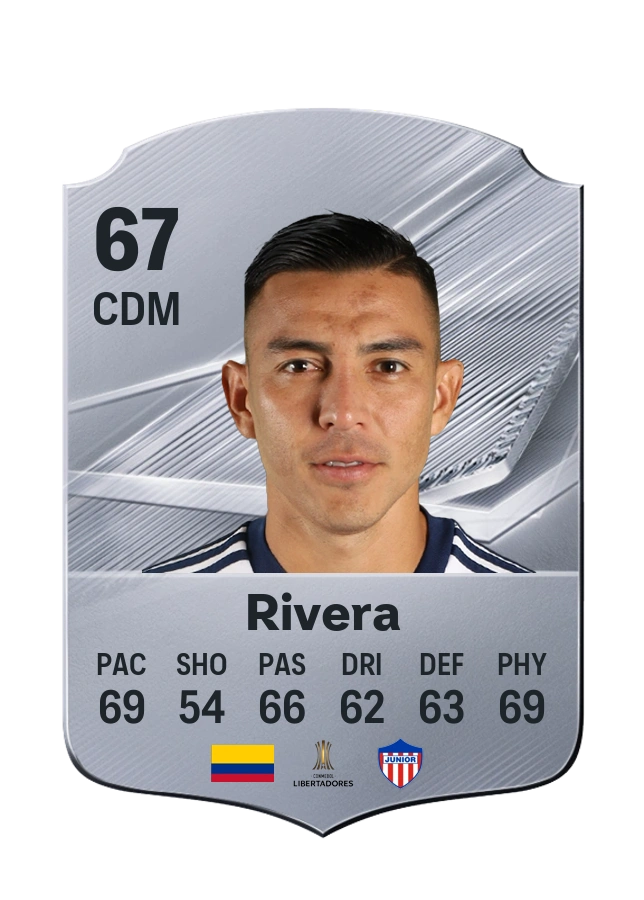 Harold Rivera, Common card, rated 67