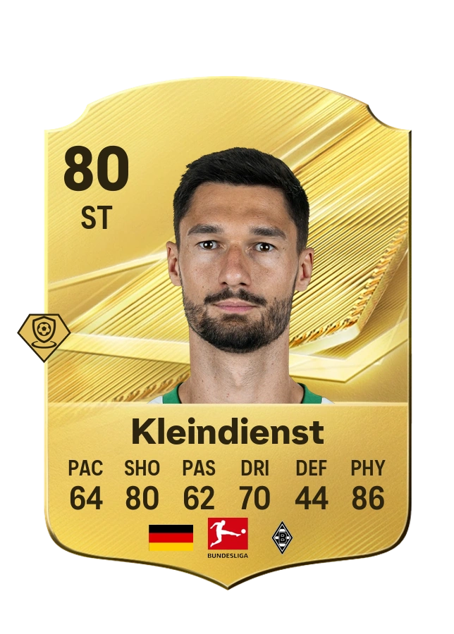 Tim Kleindienst, Common card, rated 80