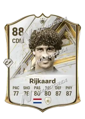 Frank Rijkaard, Base Icon card, rated 88