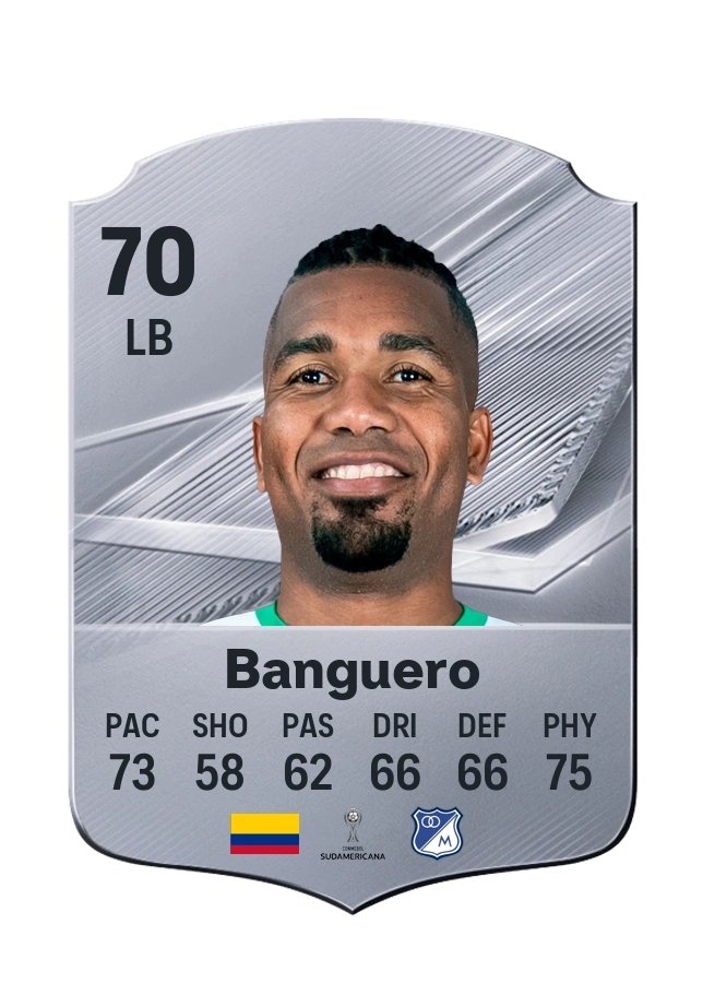Danovis Banguero, Common card, rated 70