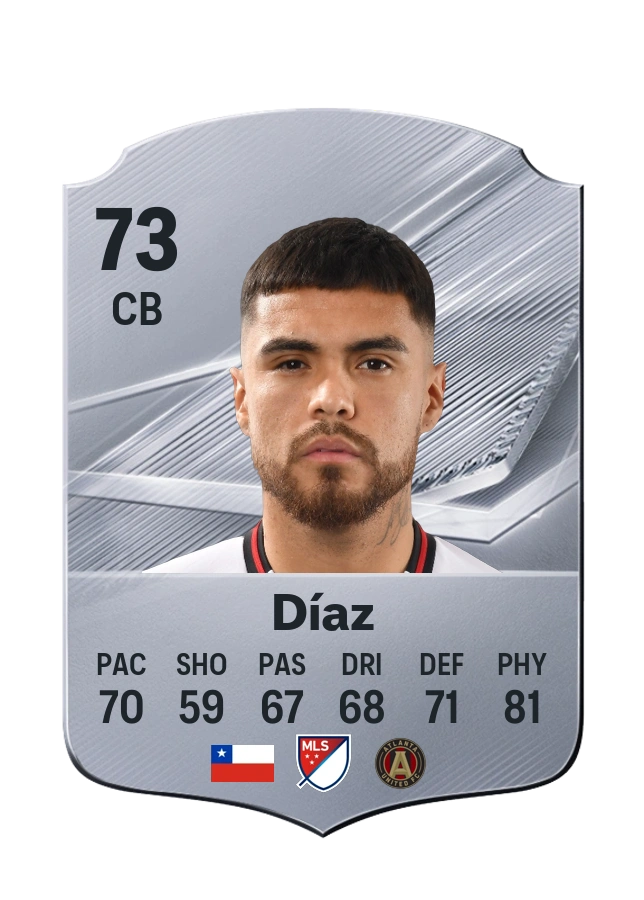 Paulo Díaz, Common kartı, reyting 73