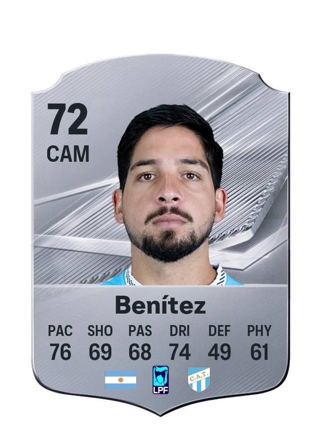 Martín Benítez, karta Common, ocena 72