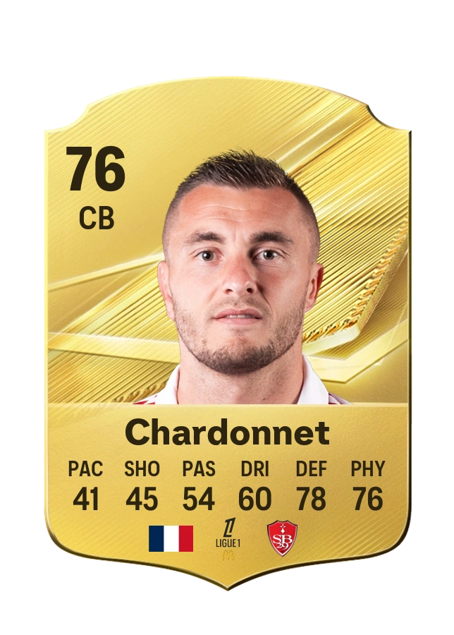 Brendan Chardonnet, Common kartı, reyting 76