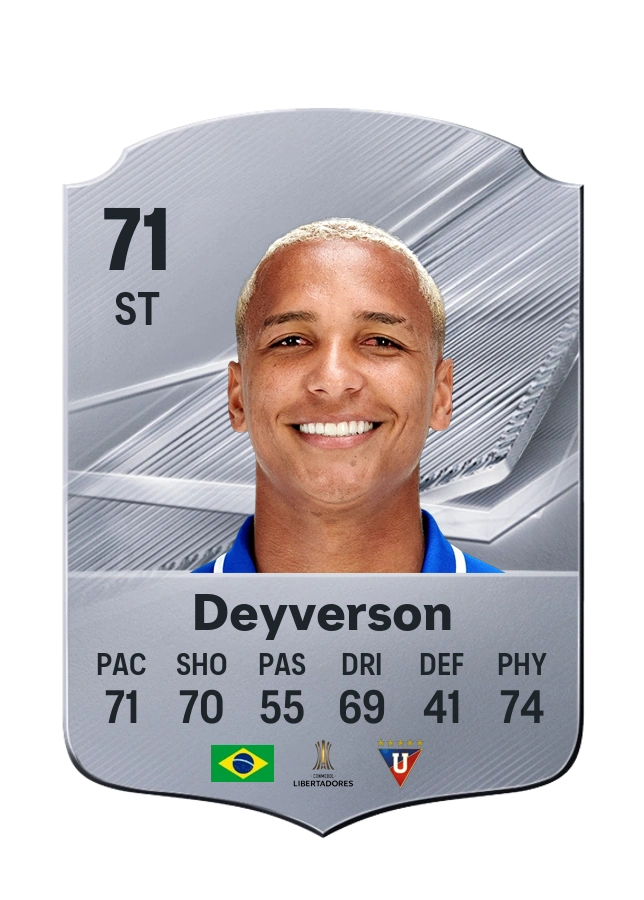 Common-Karte von Deyverson, Wertung 71