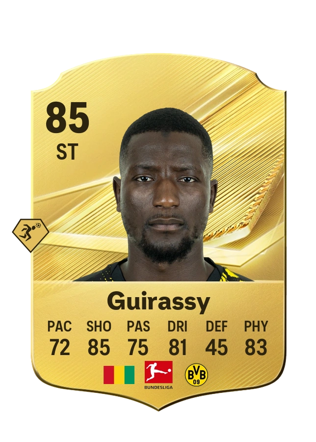 Serhou Guirassy، بطاقة Common، بتقييم 85