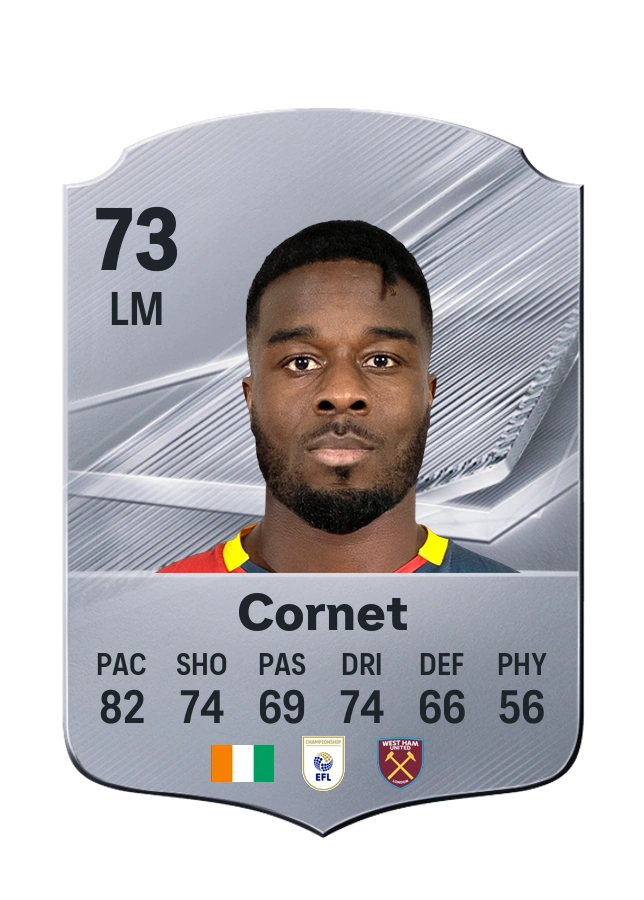 Maxwel Cornet, Common kartı, reyting 73
