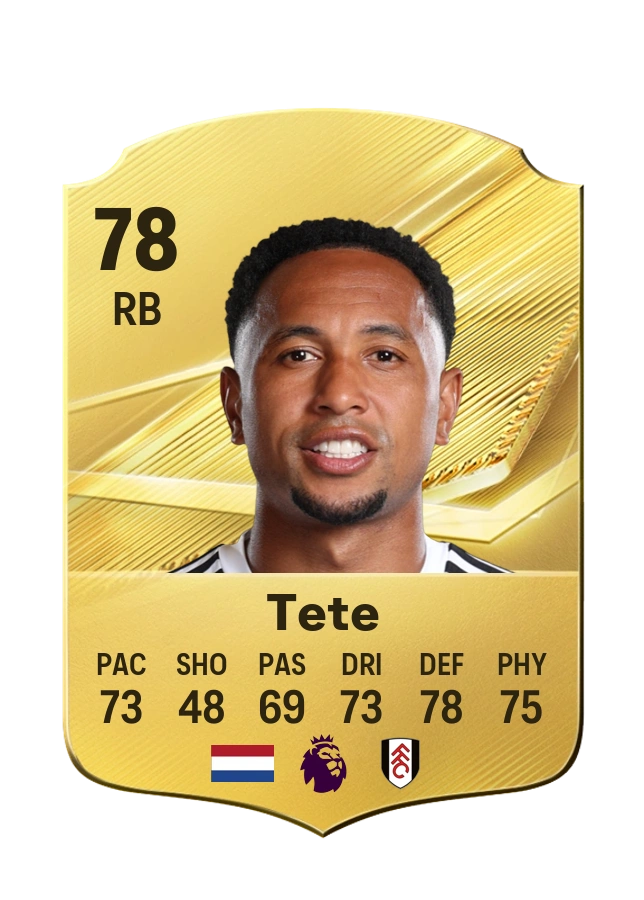 Carta Common de Kenny Tete, overall 78