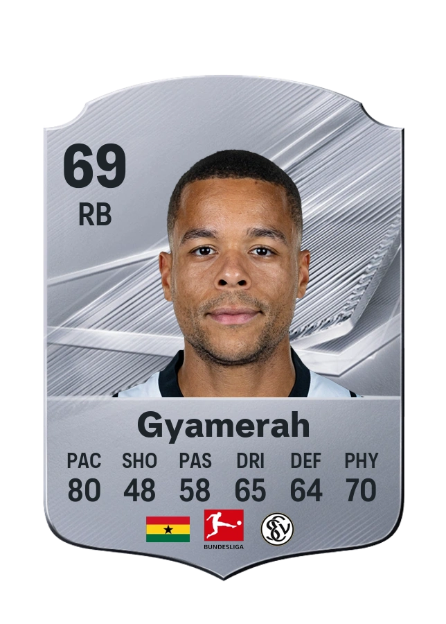 Jan Gyamerah, Common-kaart, rating 69