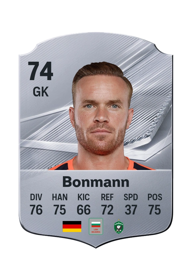 Hendrik Bonmann, Common card, rated 74