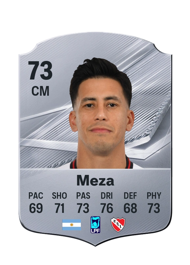 Maximiliano Meza, Common card, rated 73