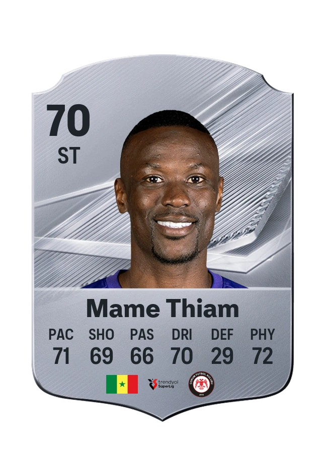 Carte Common de Mame Thiam, note 70