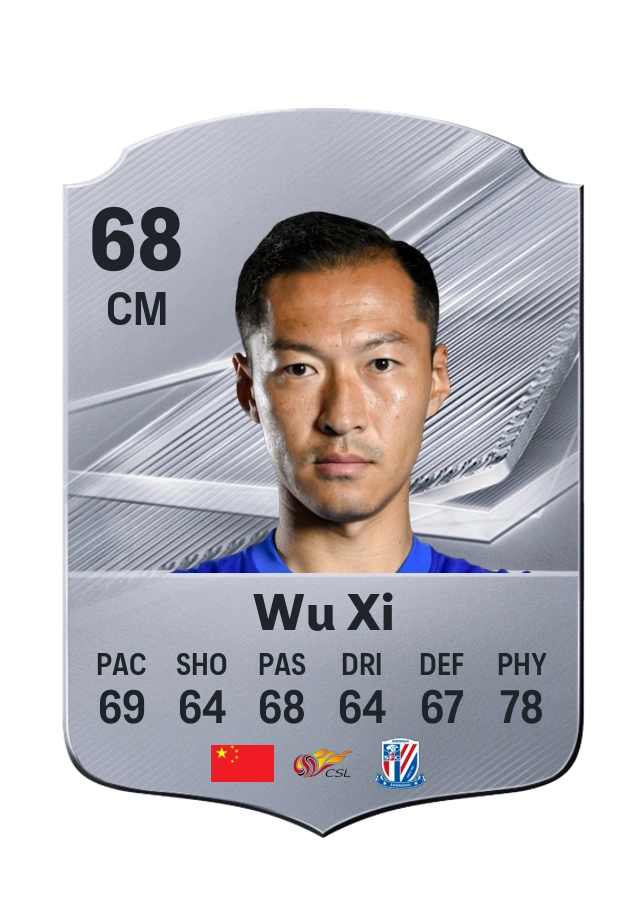 Wu Xi، بطاقة Common، بتقييم 68