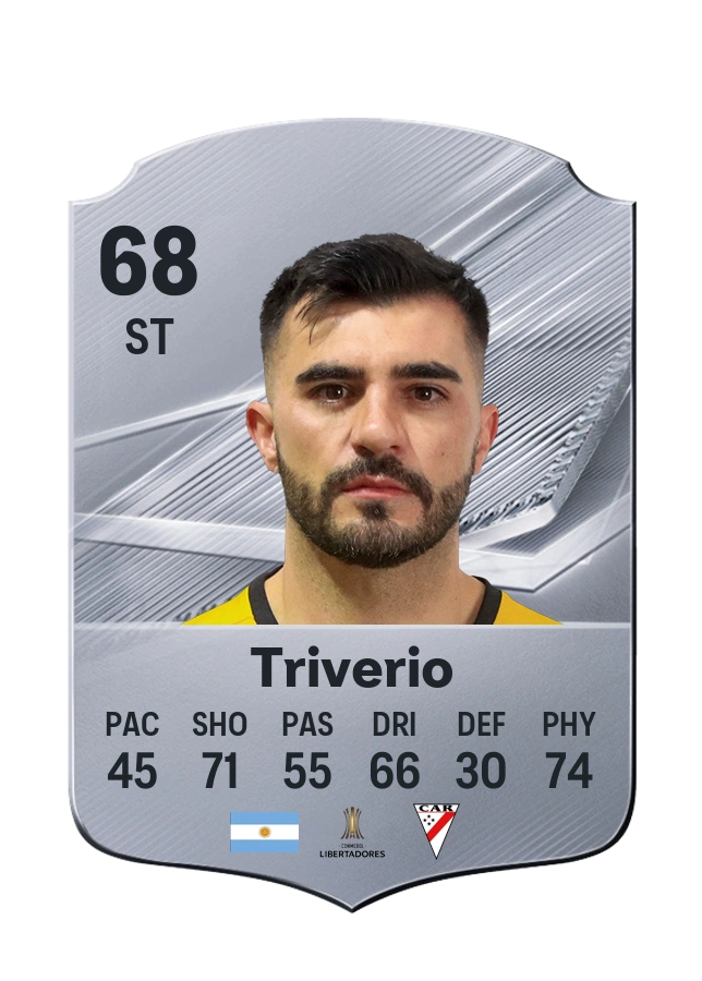 Enrique Triverio, karta Common, ocena 68