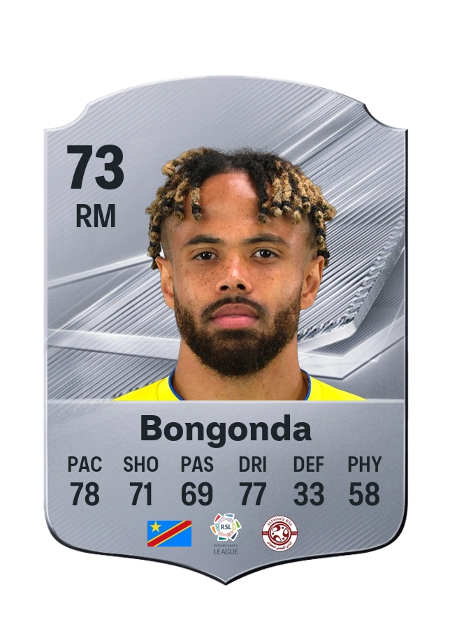 Théo Bongonda, Common kartı, reyting 73