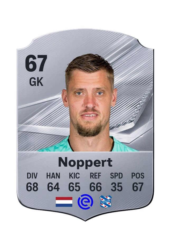 Andries Noppert, karta Common, ocena 67