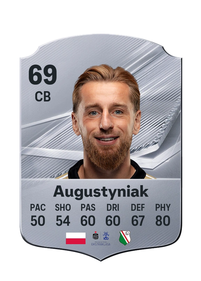 Rafał Augustyniak, Common card, rated 69