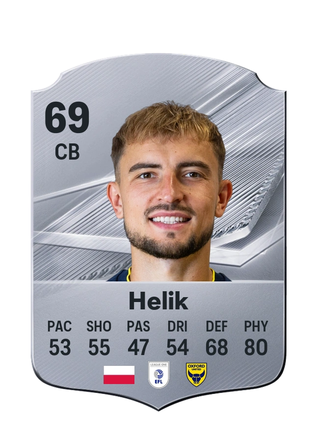 Michał Helik, Common card, rated 69