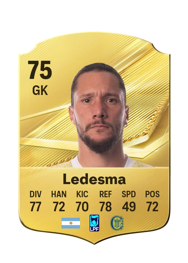 Conan Ledesma, Common card, rated 75