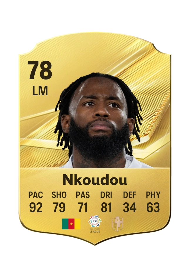 Georges-Kévin Nkoudou, Common card, rated 78