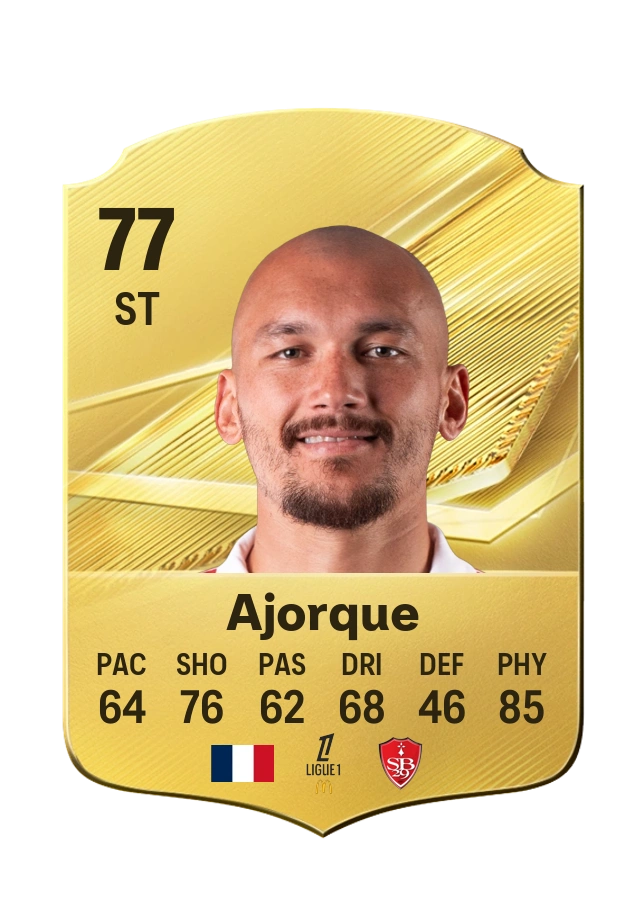 Ludovic Ajorque, Common kartı, reyting 77