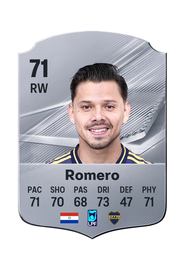 Ángel Romero, karta Common, ocena 71