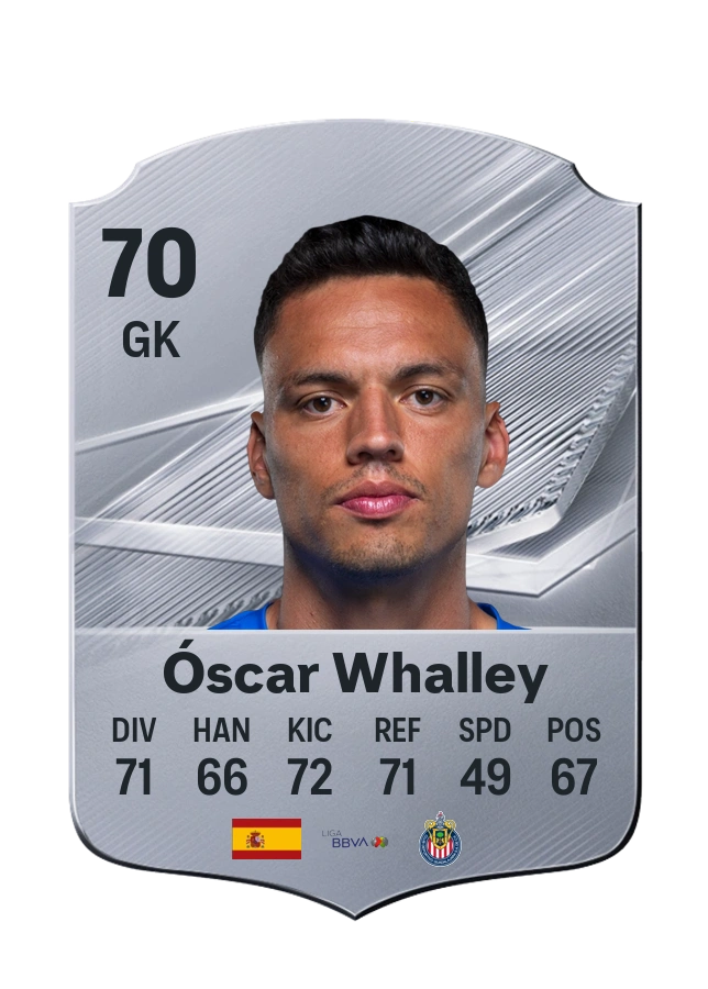 Carta Common de Óscar Whalley, valoración 70