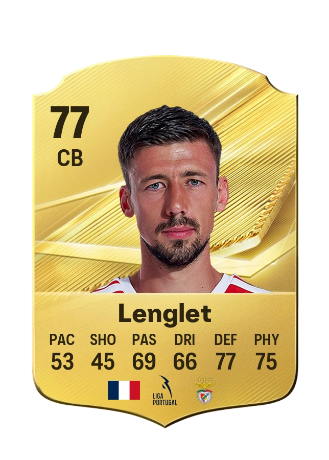 Clément Lenglet، بطاقة Common، بتقييم 77