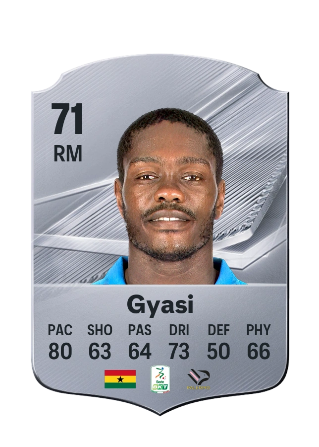 Carta Common de Emmanuel Gyasi, valoración 71