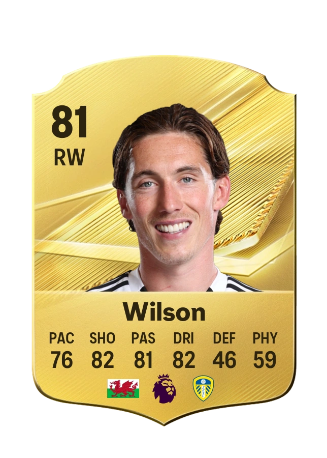 Harry Wilson، بطاقة Common، بتقييم 81