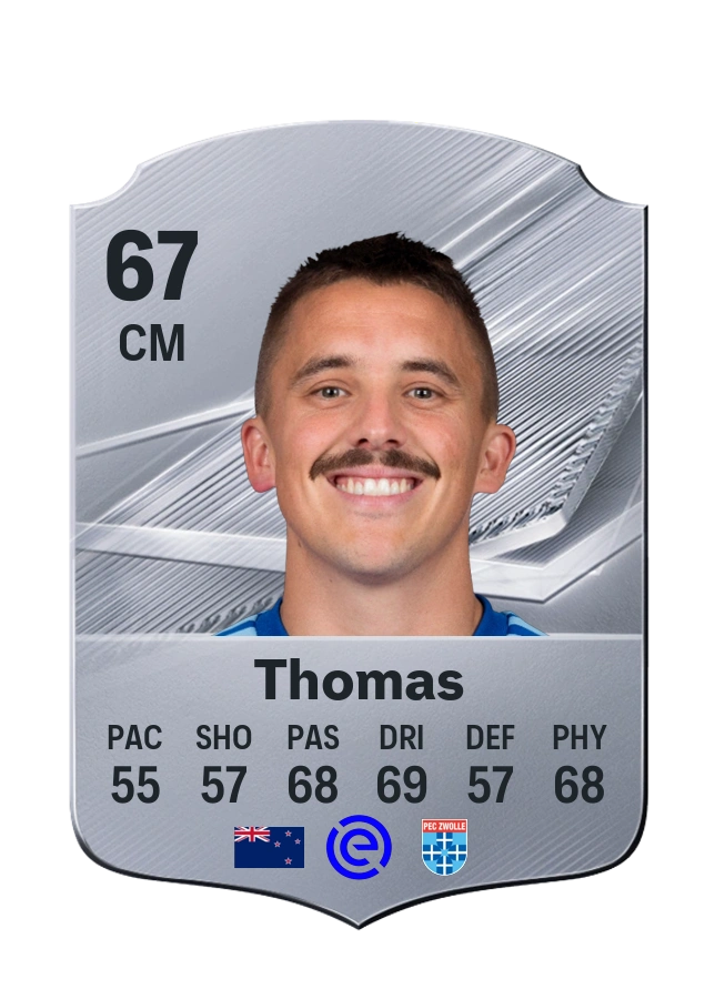 Ryan Thomas, Common card, rated 67