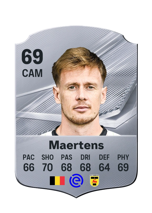 Carta Common di Mathieu Maertens, valutazione 69