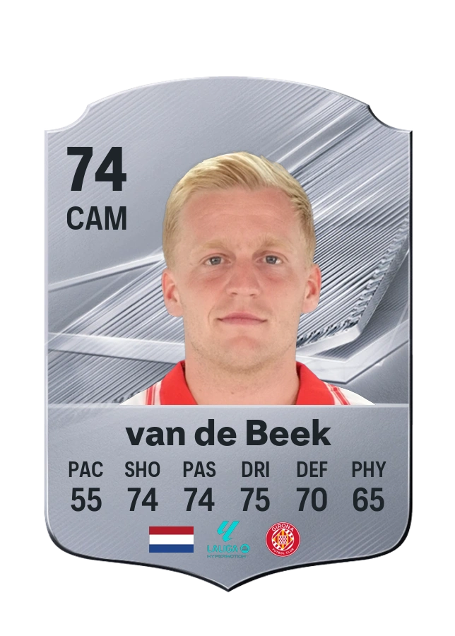 Donny van de Beek, Common card, rated 74