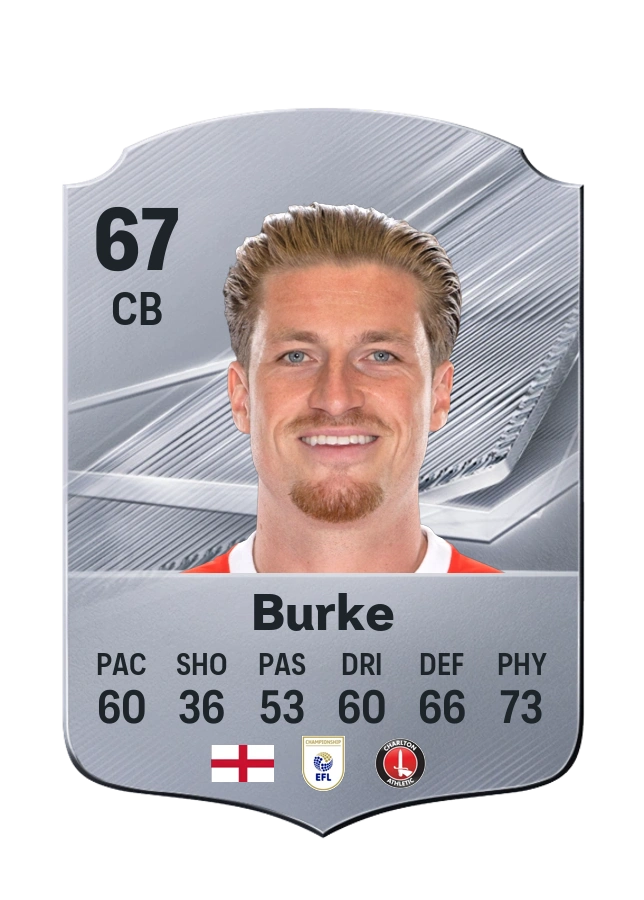 Reece Burke, karta Common, ocena 67