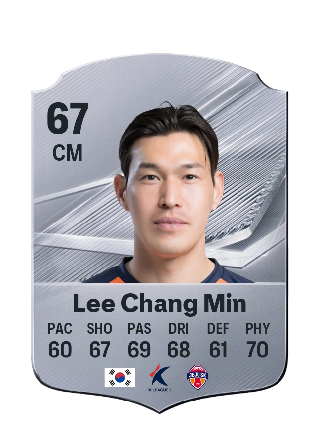 Common-Karte von Lee Chang Min, Wertung 67