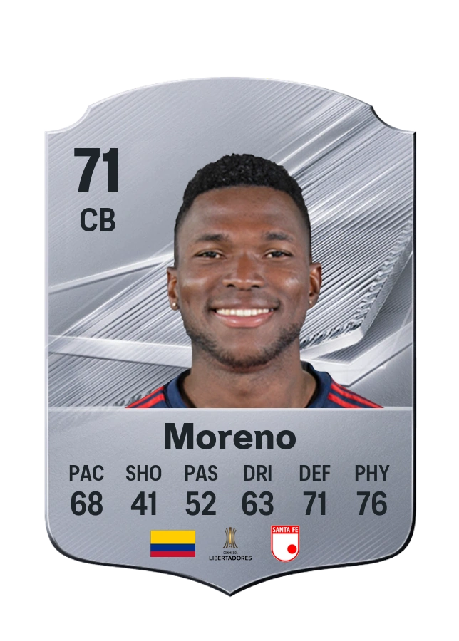 Víctor Moreno, karta Common, ocena 71