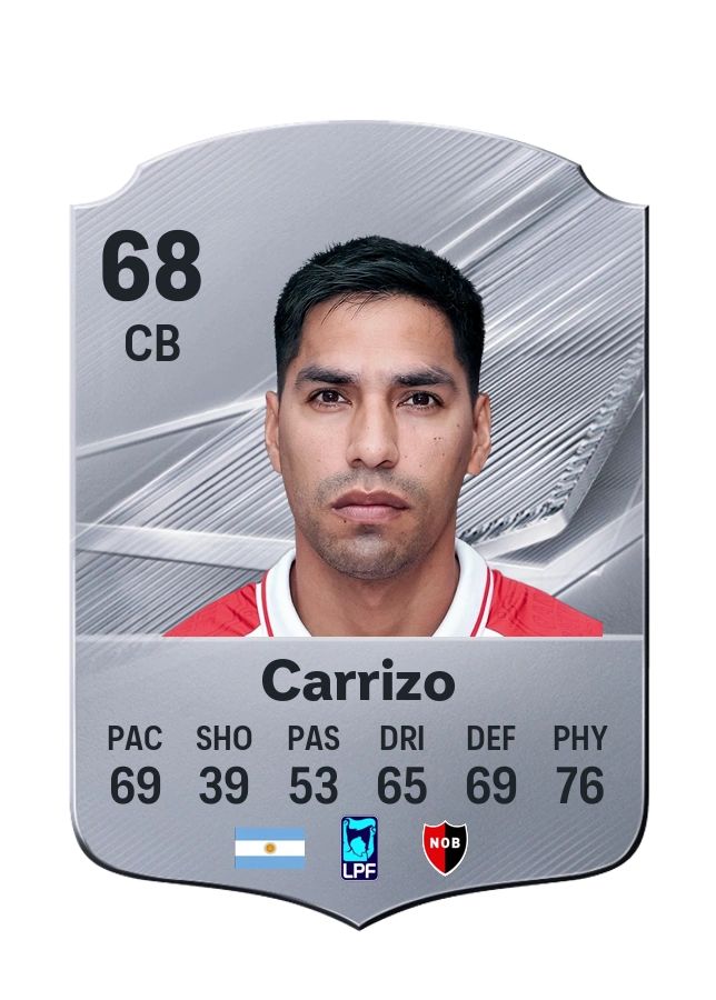 Lucas Carrizo, Common kartı, reyting 68