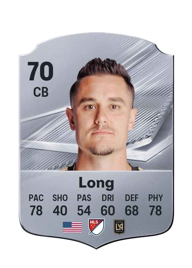 Carta Common di Aaron Long, valutazione 70