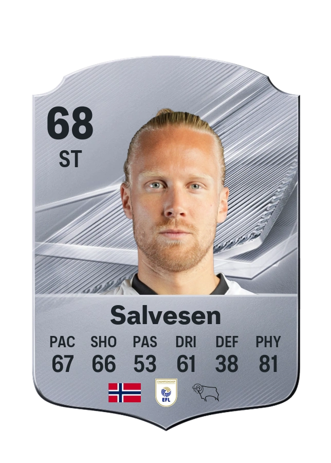 Lars-Jørgen Salvesen, Common card, rated 68