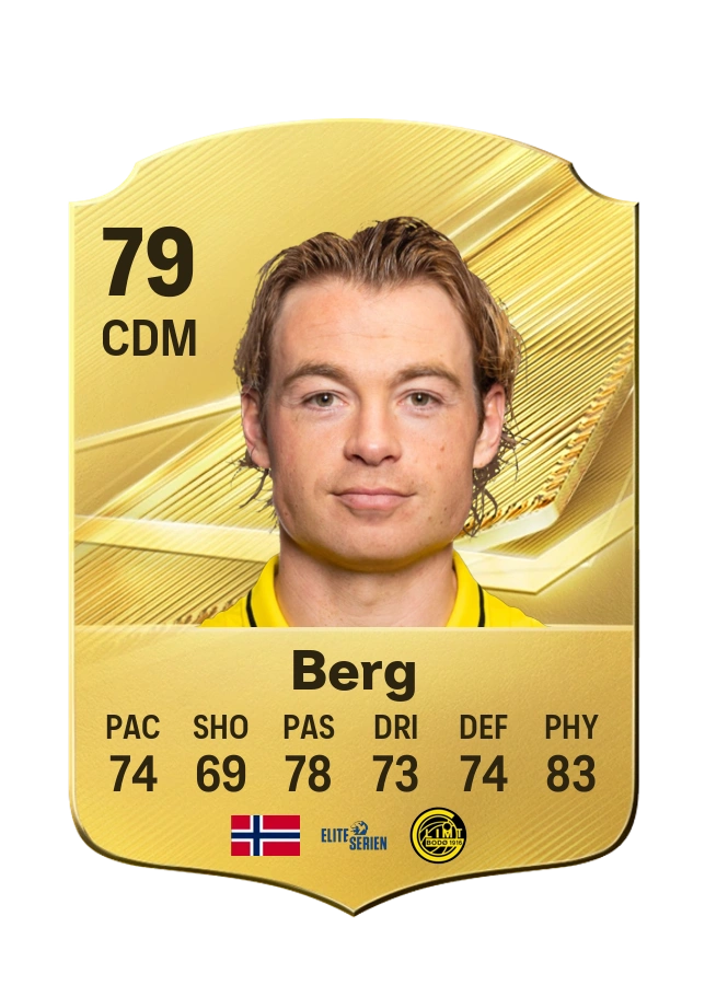 Patrick Berg, karta Common, ocena 79
