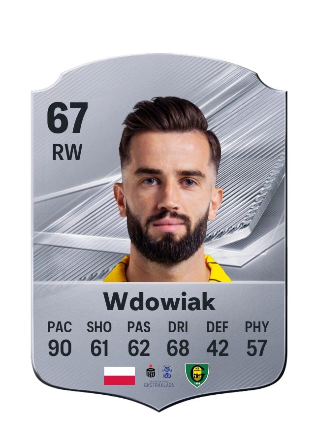 Mateusz Wdowiak, Common card, rated 67